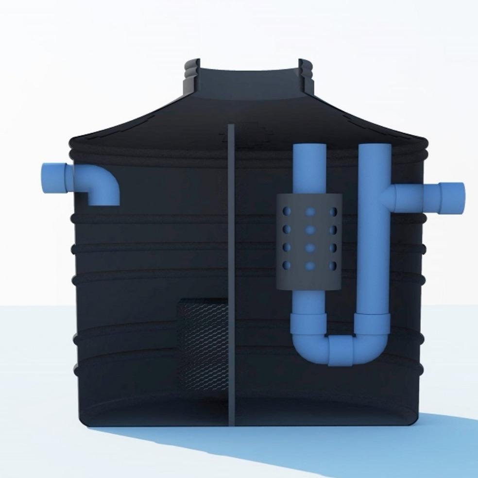 Gravitacioni separator bez bajpasa – Gravity separator without bypass – Rezervoari Srbija