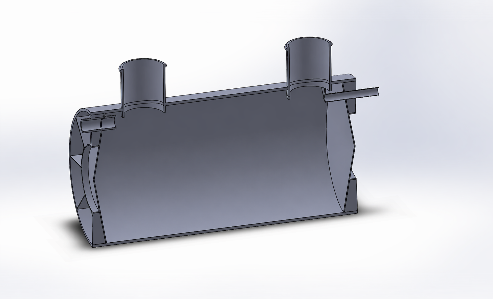Jednokomorna septička jama – Single-chamber septic tank – Rezervoari Srbija