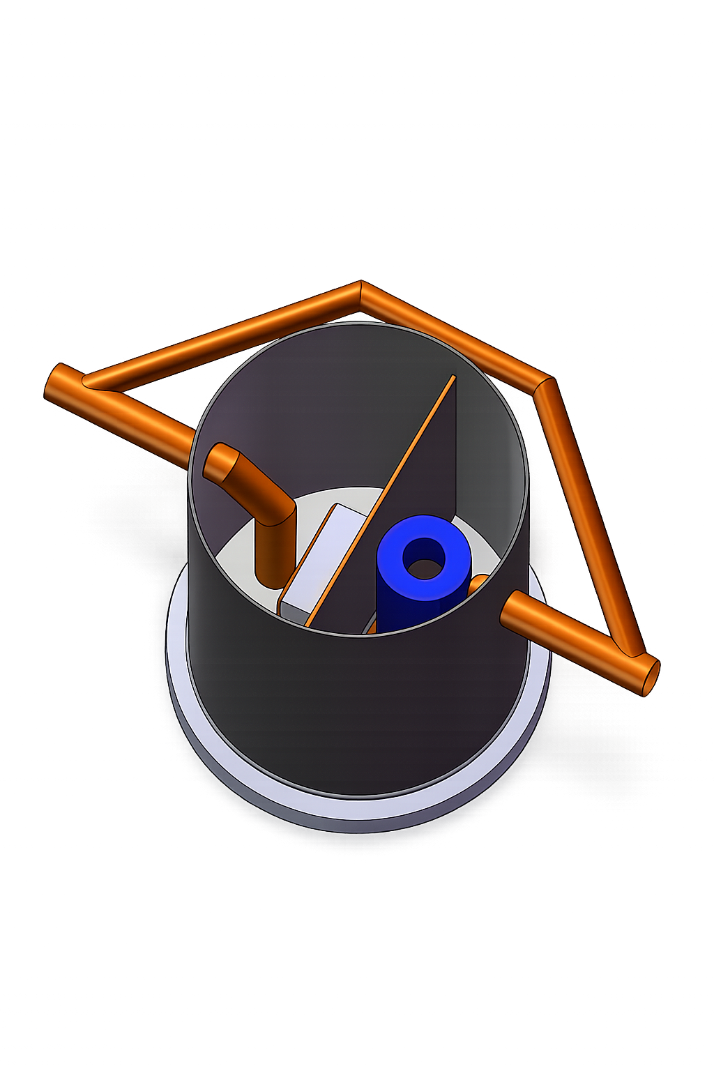 Gravitacioni separator sa bajpasom – Gravity separator with bypass – Rezervoari Srbija